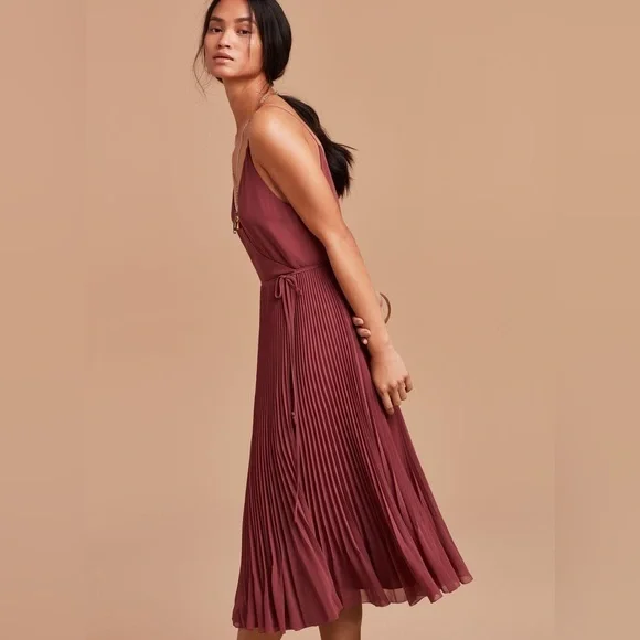 SOLD x Aritzia Wilfred Beaune Dress - Apple Butter - Size Small - Picture 1 of 4